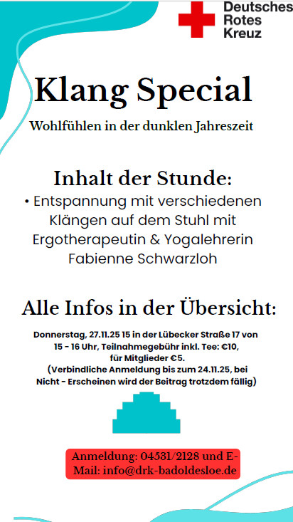 Plakat mir Informationen zur Veranstaltung Kland Special